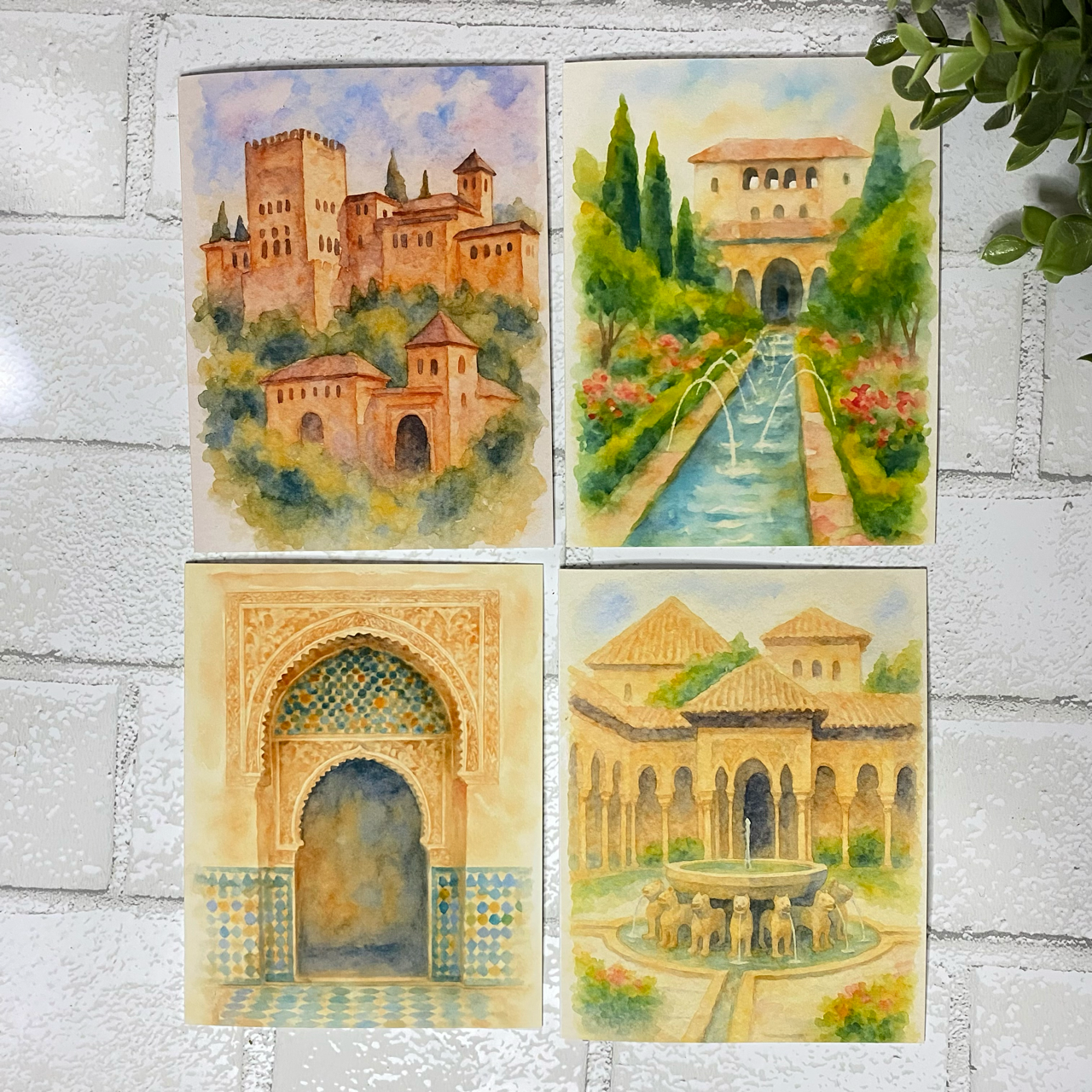 Colorful Archway – Alhambra, Spain | ALHAMBRA Collection | Blank inside