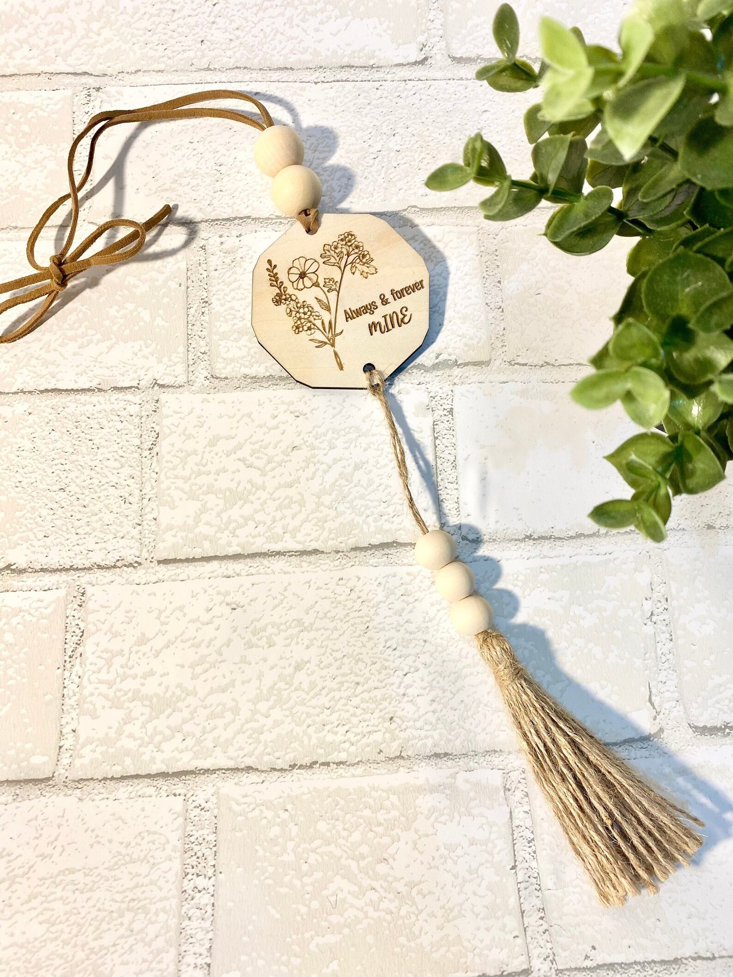 Personalized Car Charm