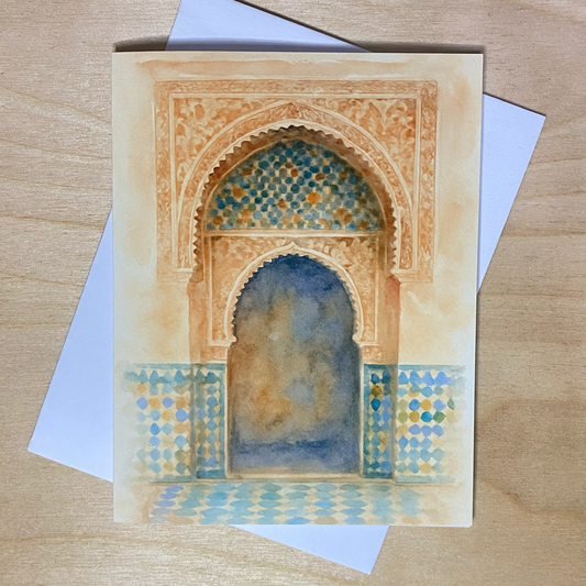 Colorful Archway – Alhambra, Spain | ALHAMBRA Collection | Blank inside